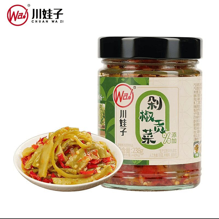 川娃子剁椒贡菜238g*1瓶 238 克