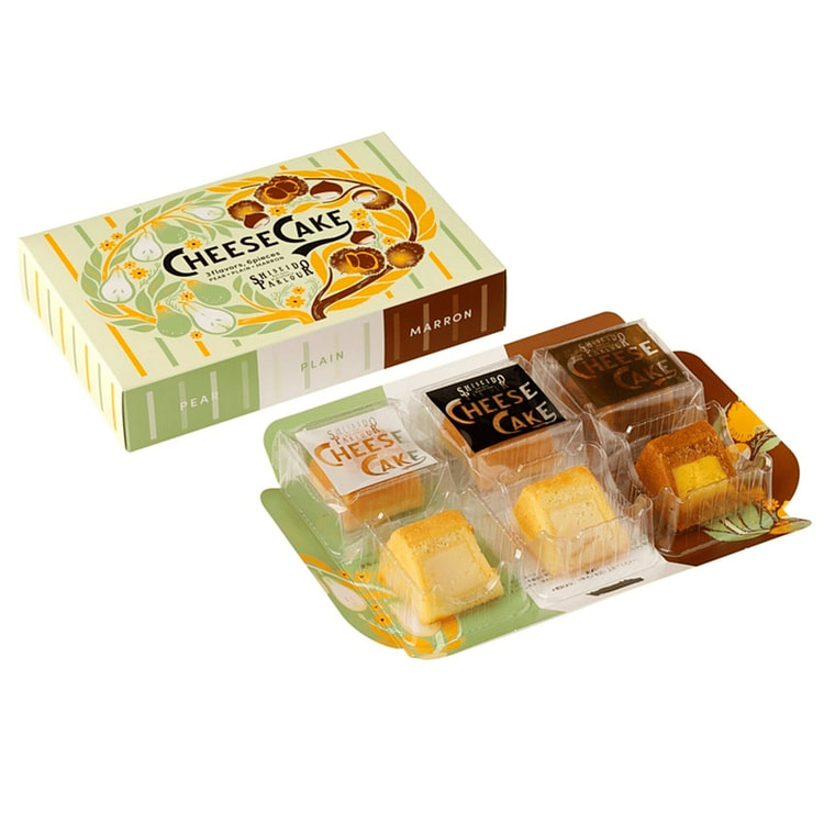 SHISEIDO Parlour  Cheese Cake Assorted 6pc 1 box
