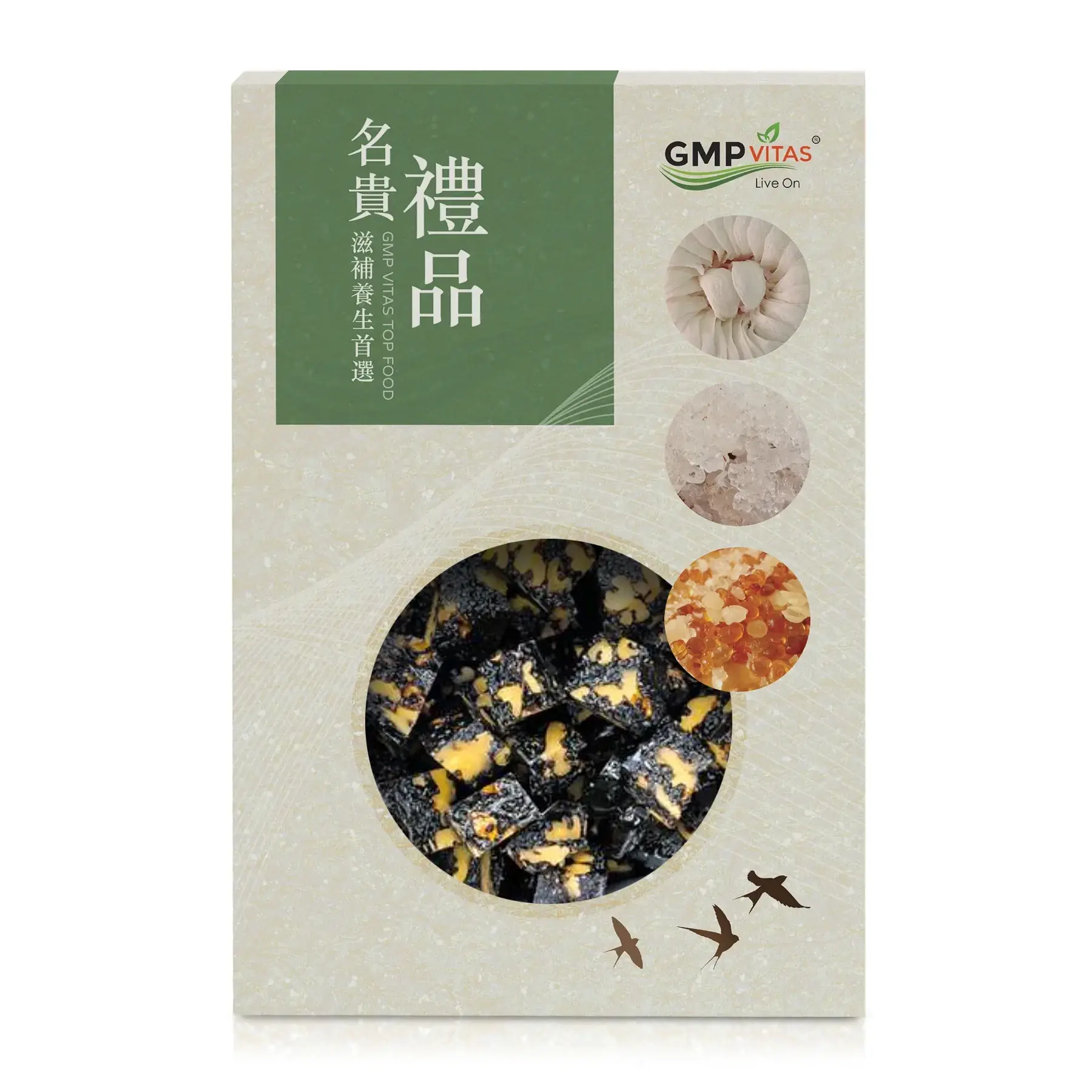 GMP Vitas Shandong Walnuts Ejiao Cake 500g 500 g