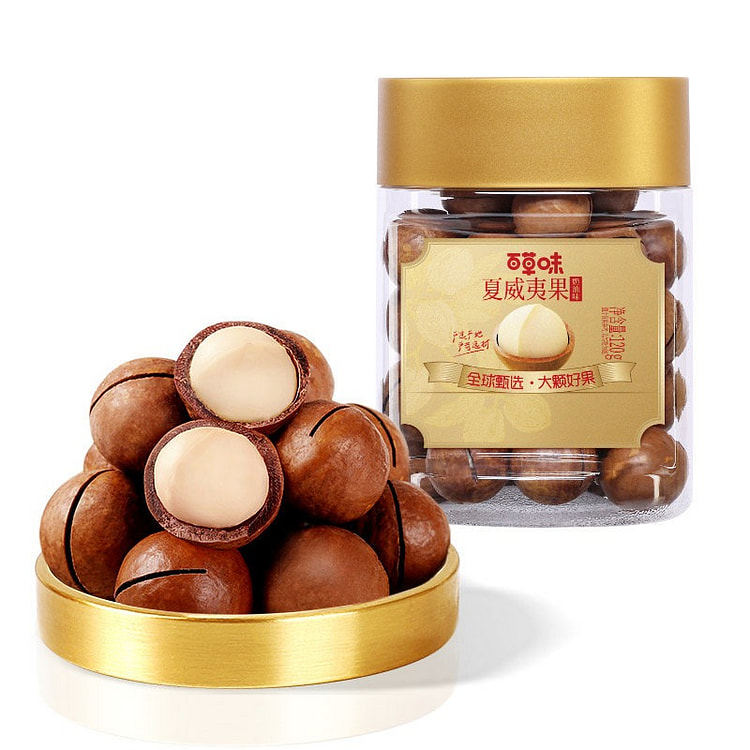 百草味 夏威夷果奶油味坚果干果吃货零食特产小吃果仁 120 克