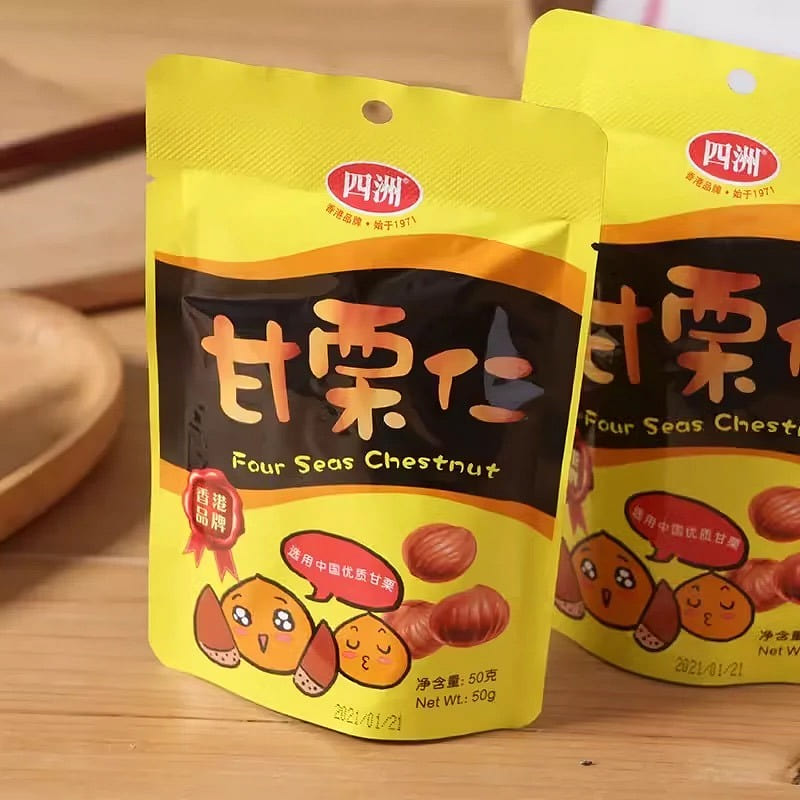 Hong Kong Four Continents Chestnut Nut 50g * 2 100 グラム