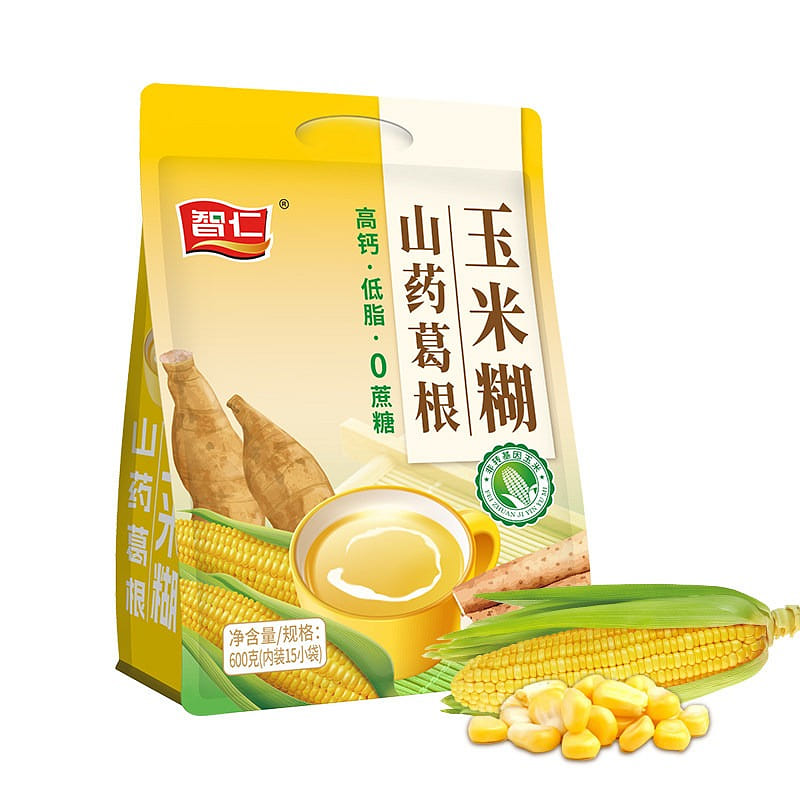Zhiren Chinese Yam, Pueraria & Corn Paste 1pc 600 g