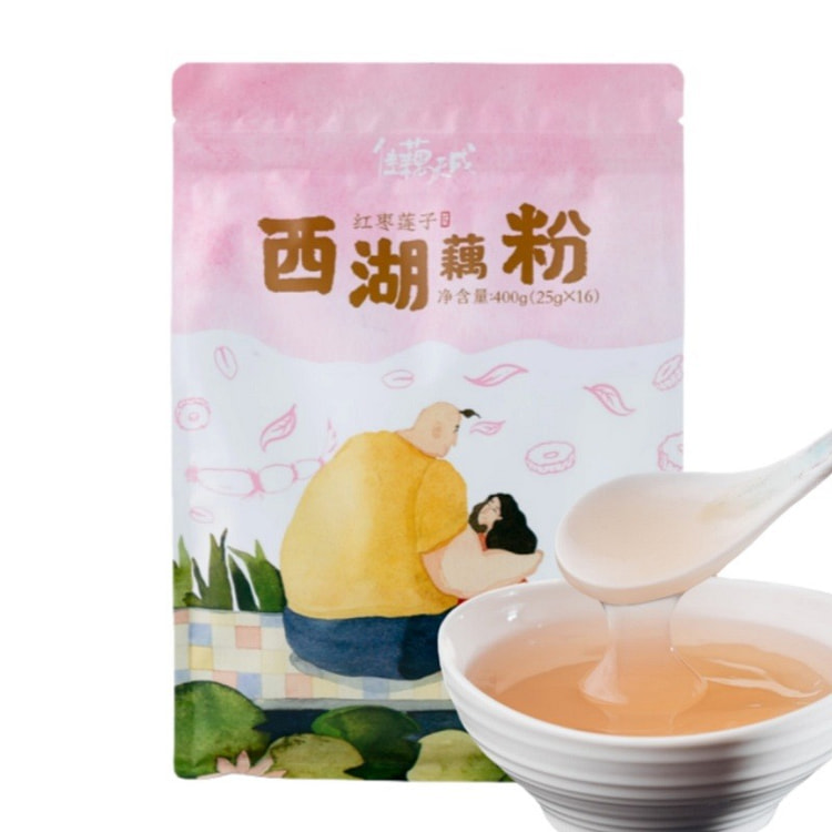 佳藕天成 桂花风味西湖藕粉【红枣莲子口味】 400 克