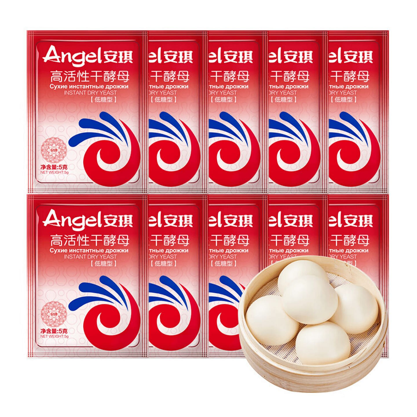 High Activity Dry Yeast Powder Low-Sugar Type 50 g