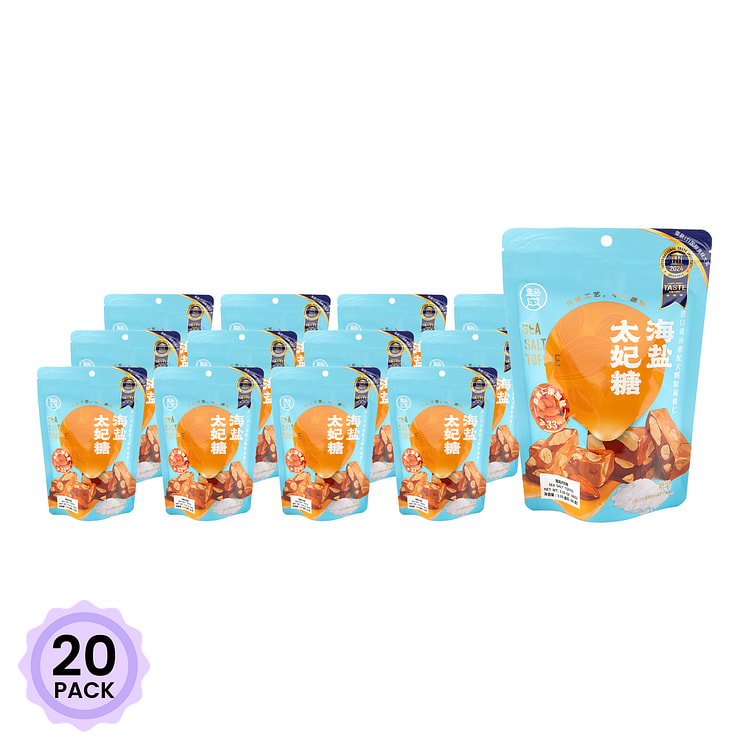 盒马 海盐太妃糖 96 克*20 包