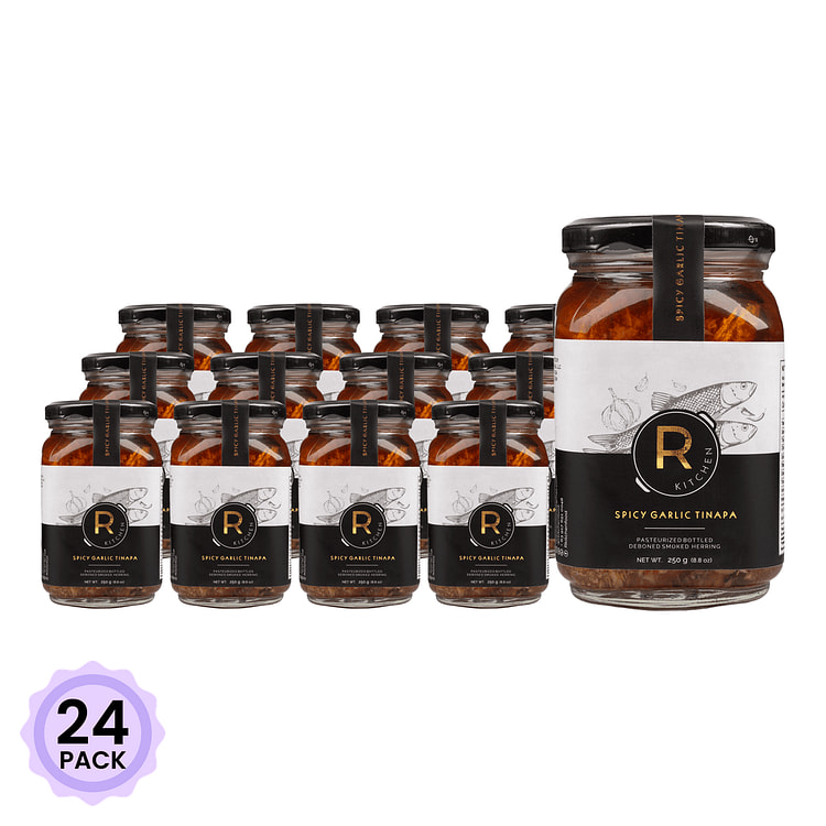 RKitchen Spicy Garlic Tinapa Gourmet Bottle 250 g*24 pack