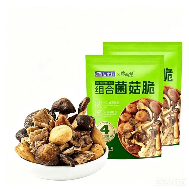 Gan Xiaoxian Mixed Mushroom Crisps 68g*1 bag 68 g
