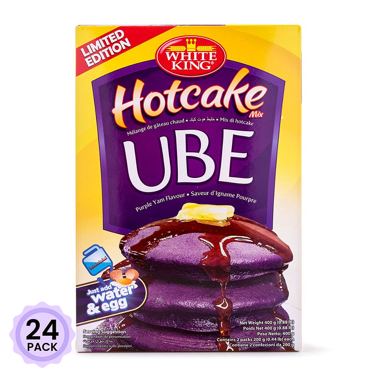 White King Hotcake Ube Mix 400 g*24 pack