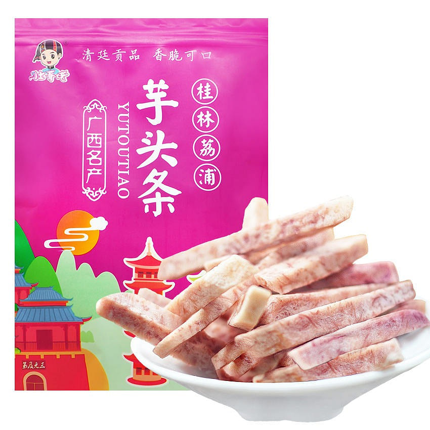 壮哥佬 原味荔浦芋头条干 广西桂林特产 255 克