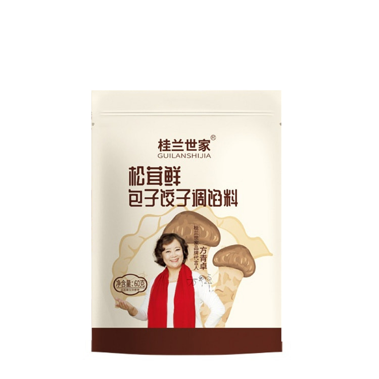 桂兰世家 松茸鲜包子饺子调味料家用 60克*1袋