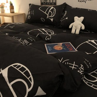 3-Sheet Set with Quilt covers sheets pillowcases GuaiDaoJiDe Style 1 each