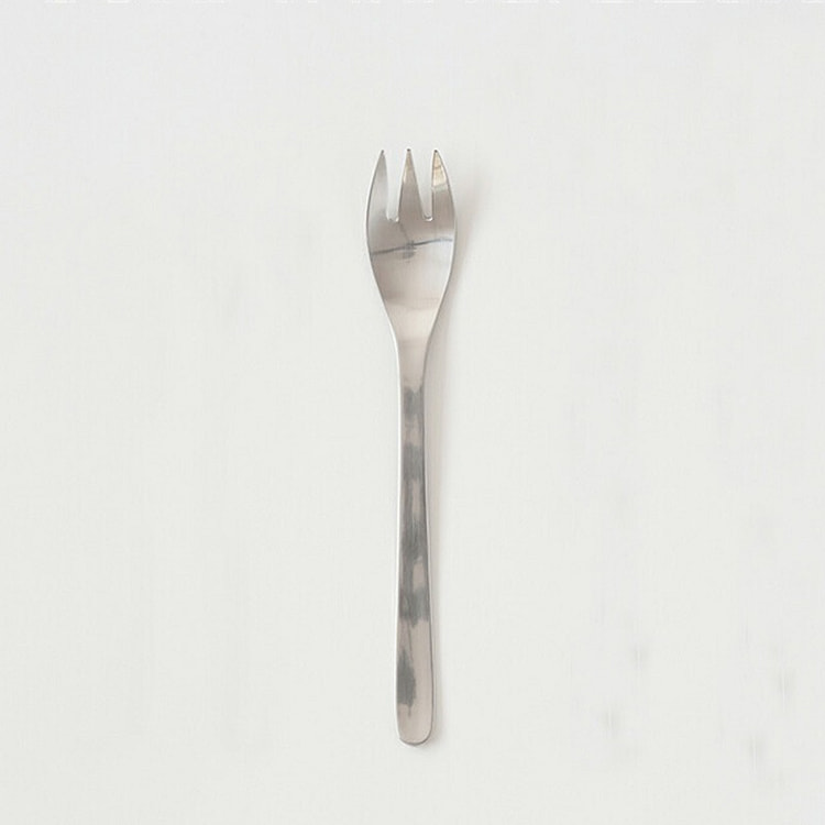 Sori Yanagi Stainless Steel Dessert Fork 17cm