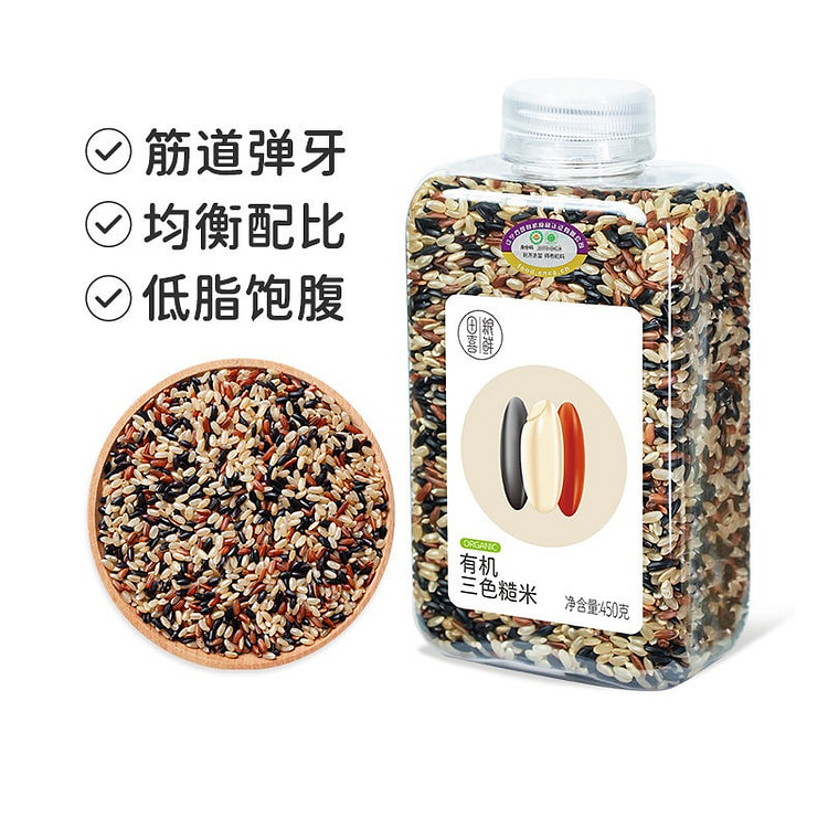 Tianxiliang Fresh Organic Tri-Color Brown Rice 450 450 g