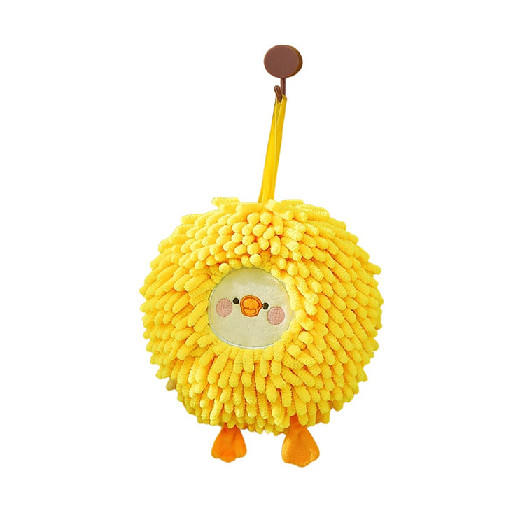 Cute cartoon snow sheep hand towel - Yellow F 1 each