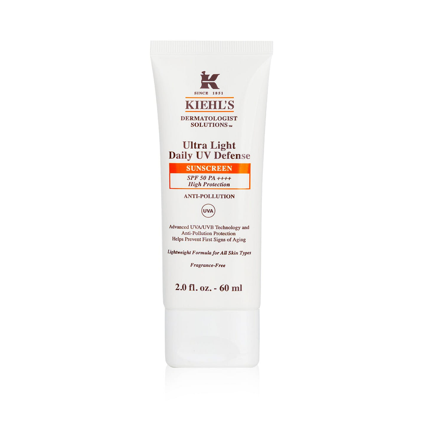 Kiehl’s Ultra Light Daily UV Defense SPF 50 60ml/2oz 60 ml