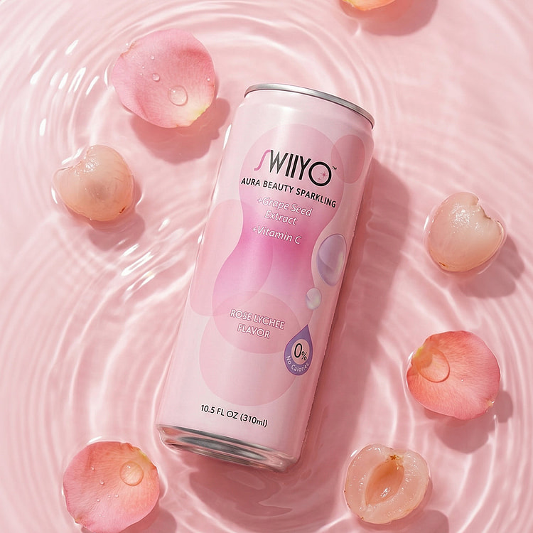 Swiiyo Aura Beauty Sparkling Water 1 case