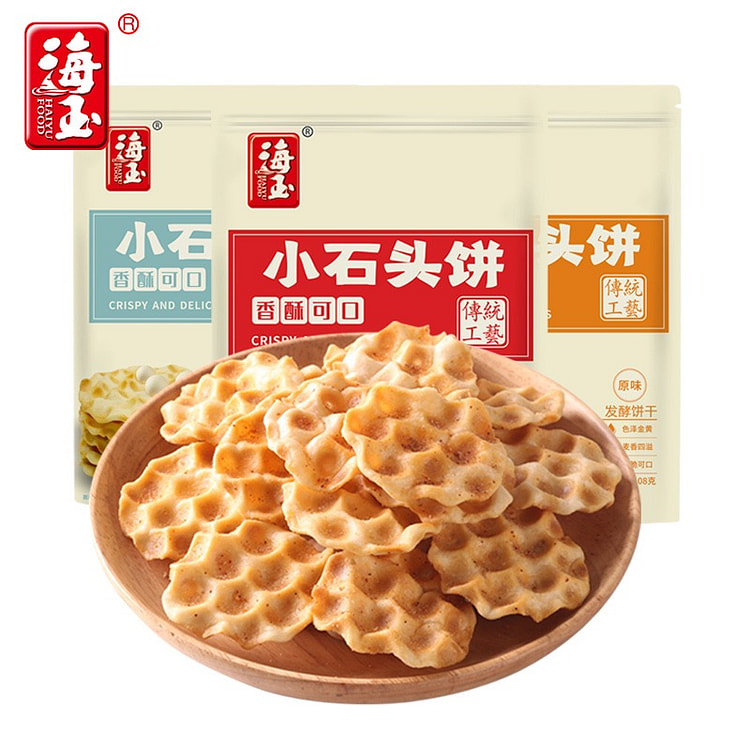 Haiyu Little Stone Biscuits Original Flavor 108g B