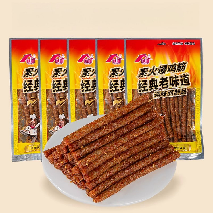 顾湘素火爆鸡筋86g*5袋 430 克