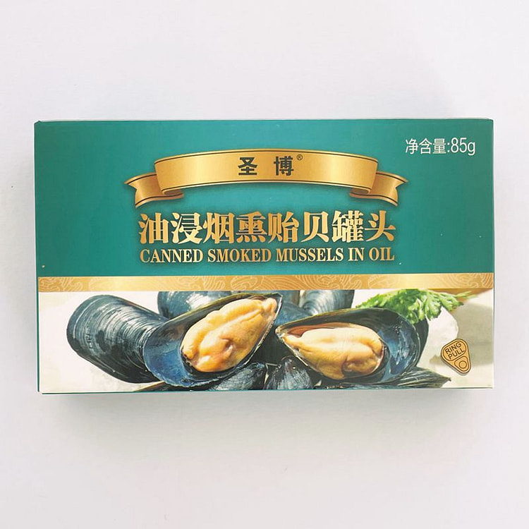 Smoked Mussel Sea Rainbow Mussel 85g*1 box