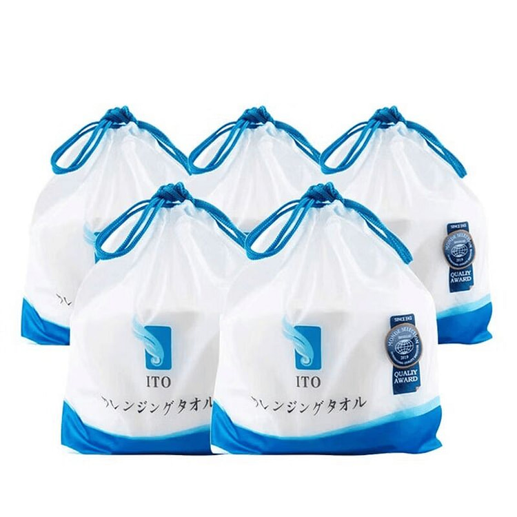 ITO洗脸巾 一次性亲肤洁面巾 洗面巾 不含荧光剂 5 包