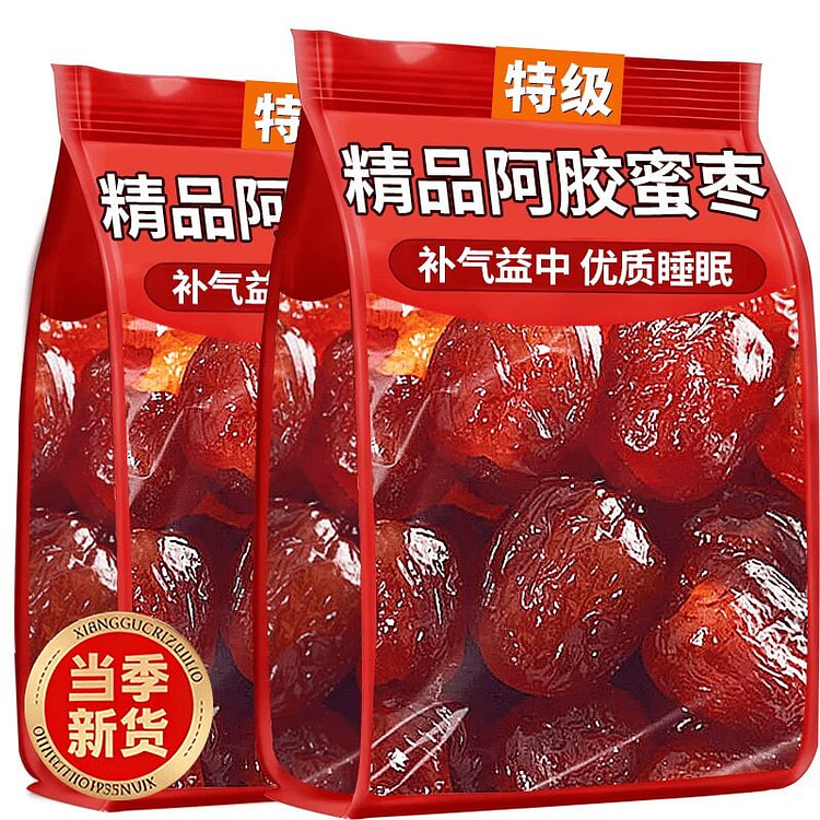 【独立小包装】新疆阿胶金丝蜜枣250g*1袋 250 克