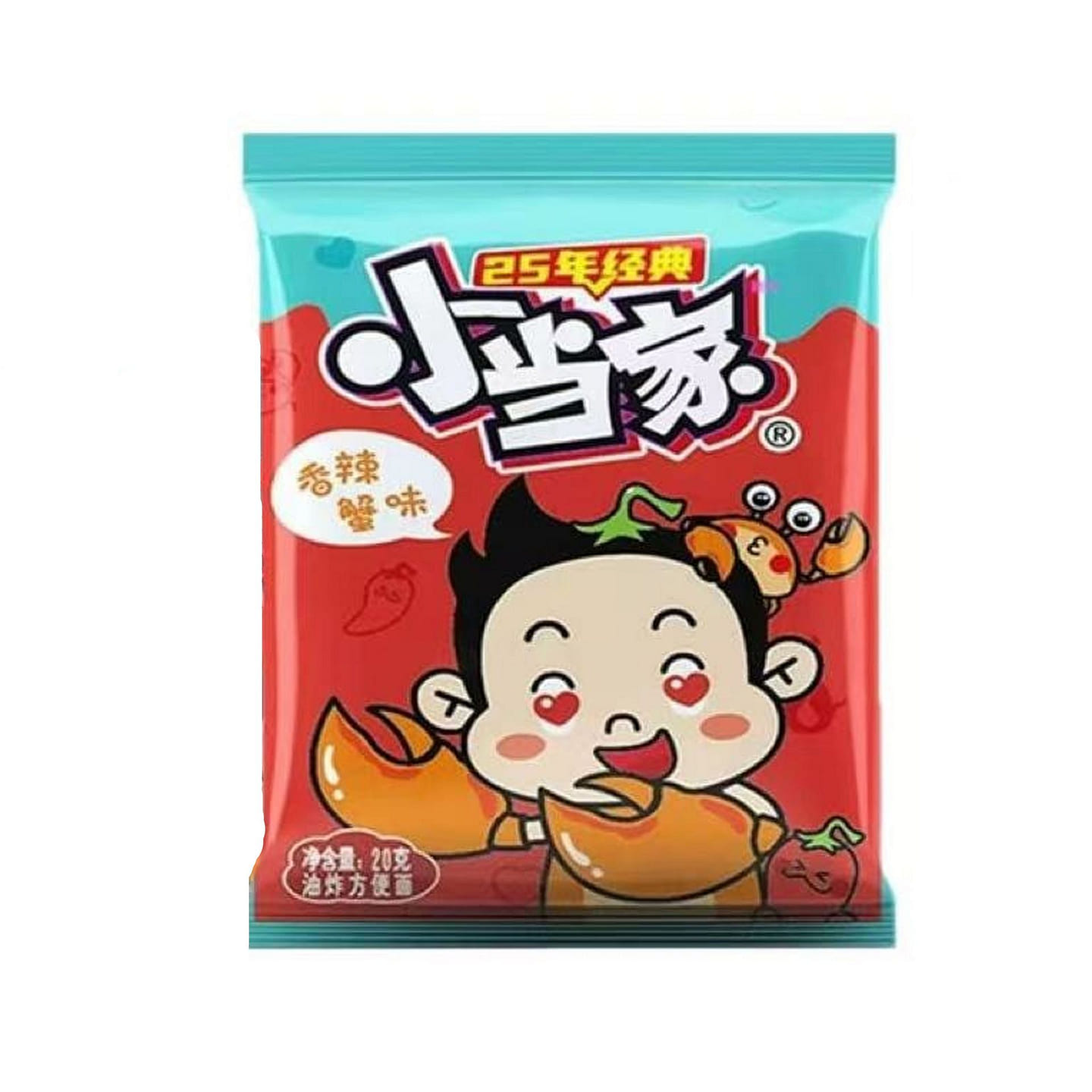 Spicy Crab Flavored Crispy Noodle Snack 20 g