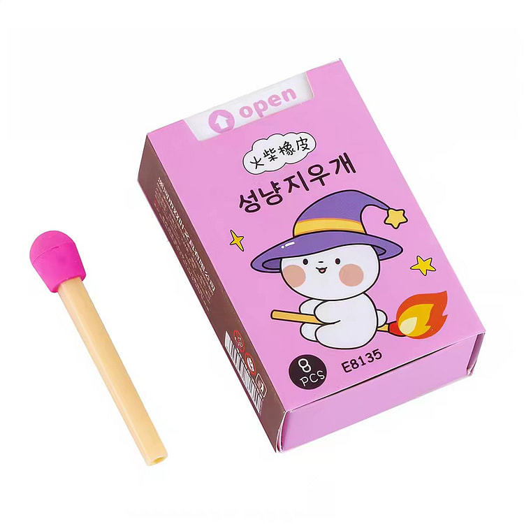 Kids Fun Matchbox Eraser 1Box Random Style 1 box