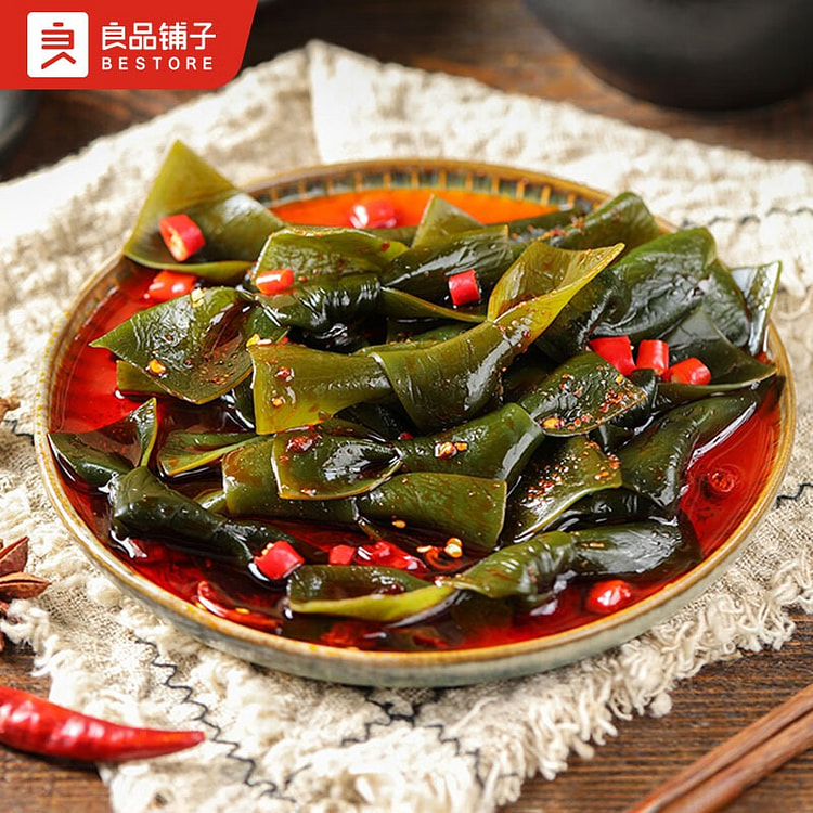 良品铺子 海带结香辣味150g素食即食海带