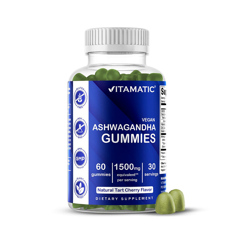 南非醉茄 1500 毫克 60 粒素食软糖