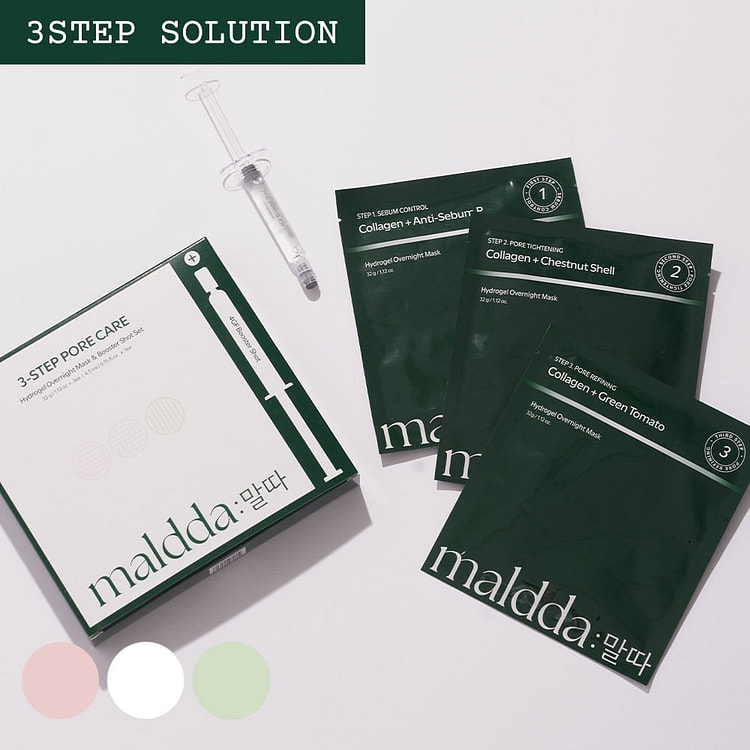 Maldda 3-Step Pore Care Hydrogel Mask (6-pack) 1 case