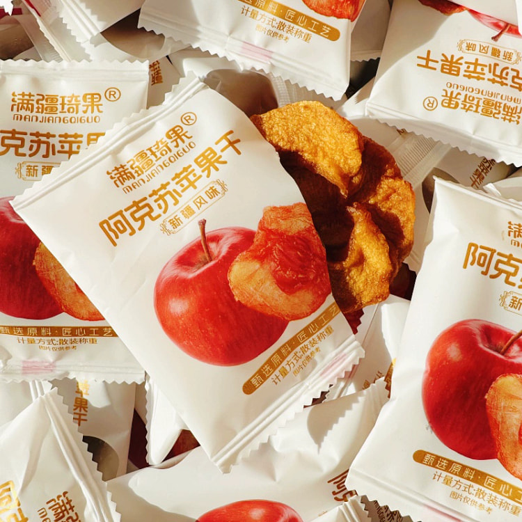 Manjiang Qiguo Dried apples Aksu dried apples are individually packaged in 