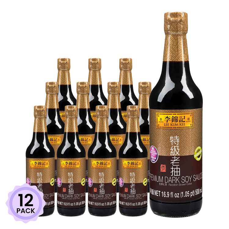 李锦记 特级老抽 500 毫升*12 包