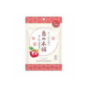 Megumi Honpo Fruit Mask Apple Flavor 7 Sheets per Bag