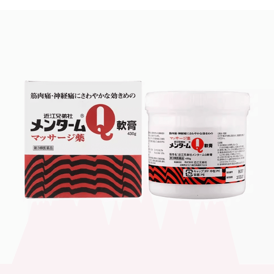 Omi Kyodaisha soreness Relief Anti- rankle Q Ointment Neurogenic soreness Back soreness Shoulder soreness Rheumatism Ointment Family Pack 430g