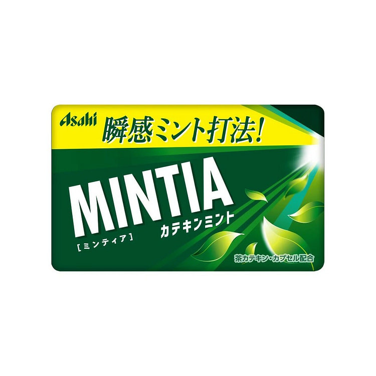 朝日Mintia 清爽薄荷糖 抹茶薄荷味 50小粒