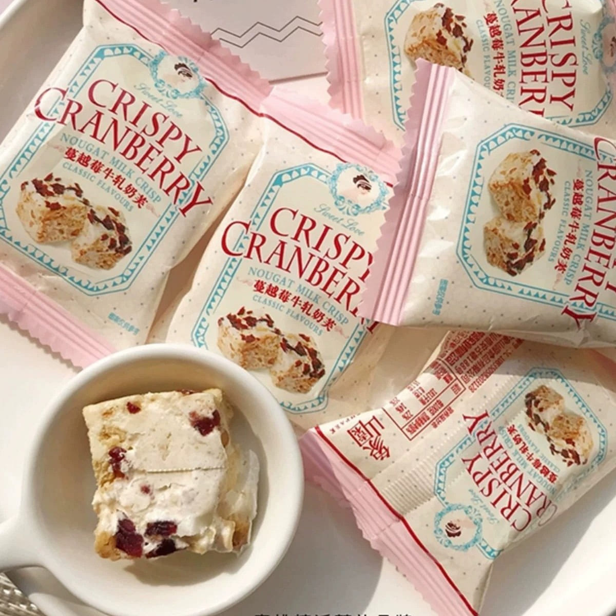 Rainbow Diary Cranberry Nougat Milk Puffs 500g 500 g