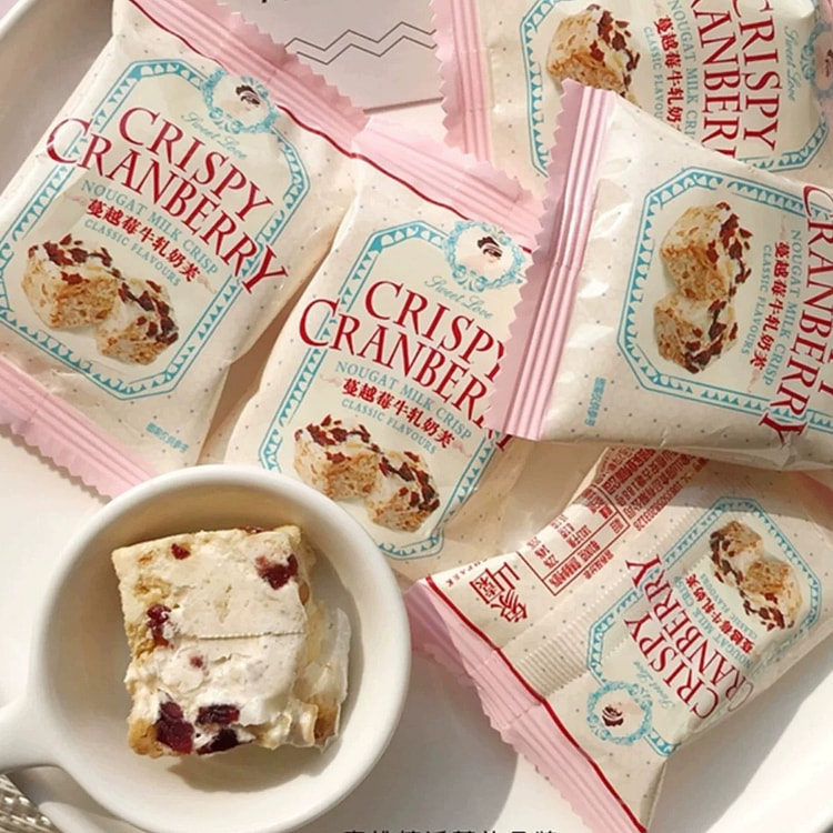 Rainbow Diary Cranberry Nougat Milk Puffs 500g 500 g
