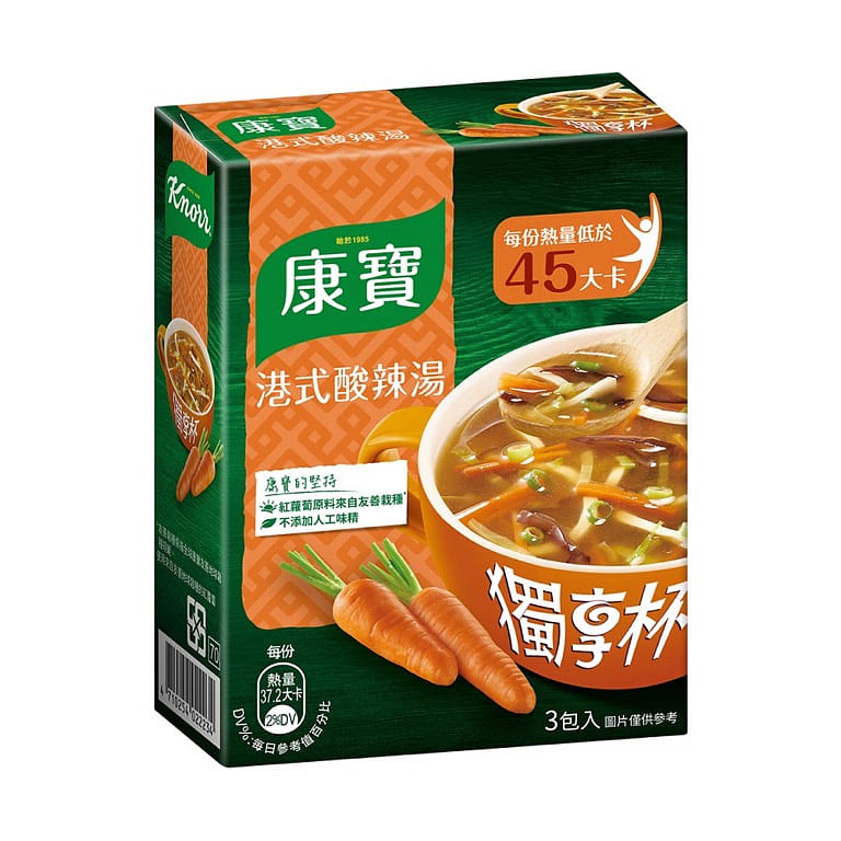 Taiwan Knorr Hot & Sour Cup Soup 31.5 g