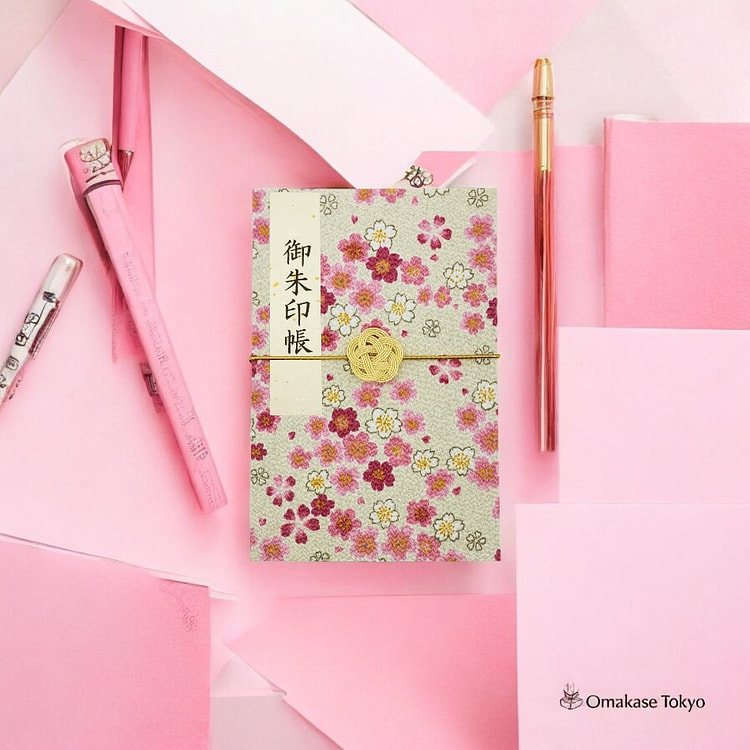 Goshuin Book (Cherry Blossom Ivory)