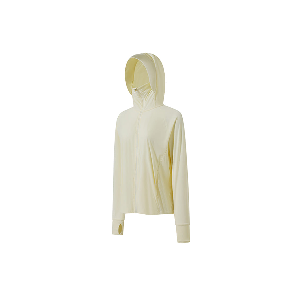 Ubras Women Anti-UV Jacket, Quick Drying Sunscreen Jacket-Light Yellow-M-Long 50 g