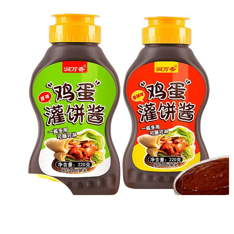 润万香 鸡蛋灌饼酱原味 220 克