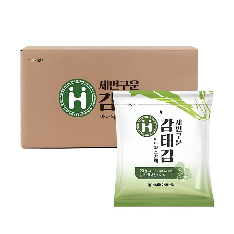 [Haenong] Gamtae Seaweed 20 g*20 pack