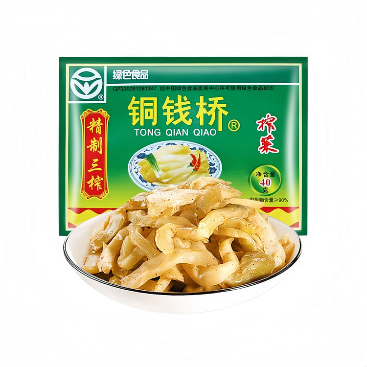 铜钱桥 榨菜丝学生下饭菜精制三榨 40g*10包 400 克