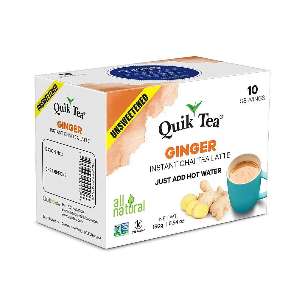 Quik T Unsweetened Ginger 1 each