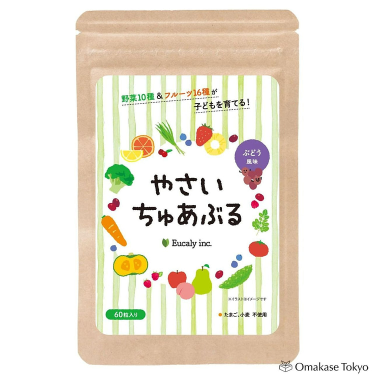 Onakachuaburu 儿童葡萄蔬菜咀嚼片
