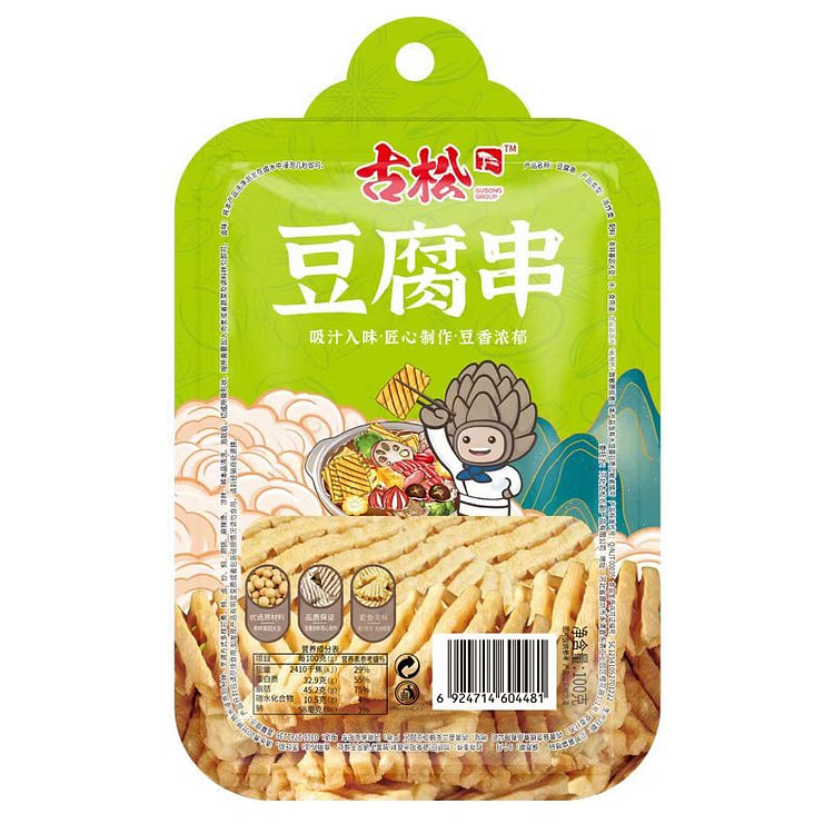 古松 豆腐串 无签豆腐干 100g*1袋 100 克