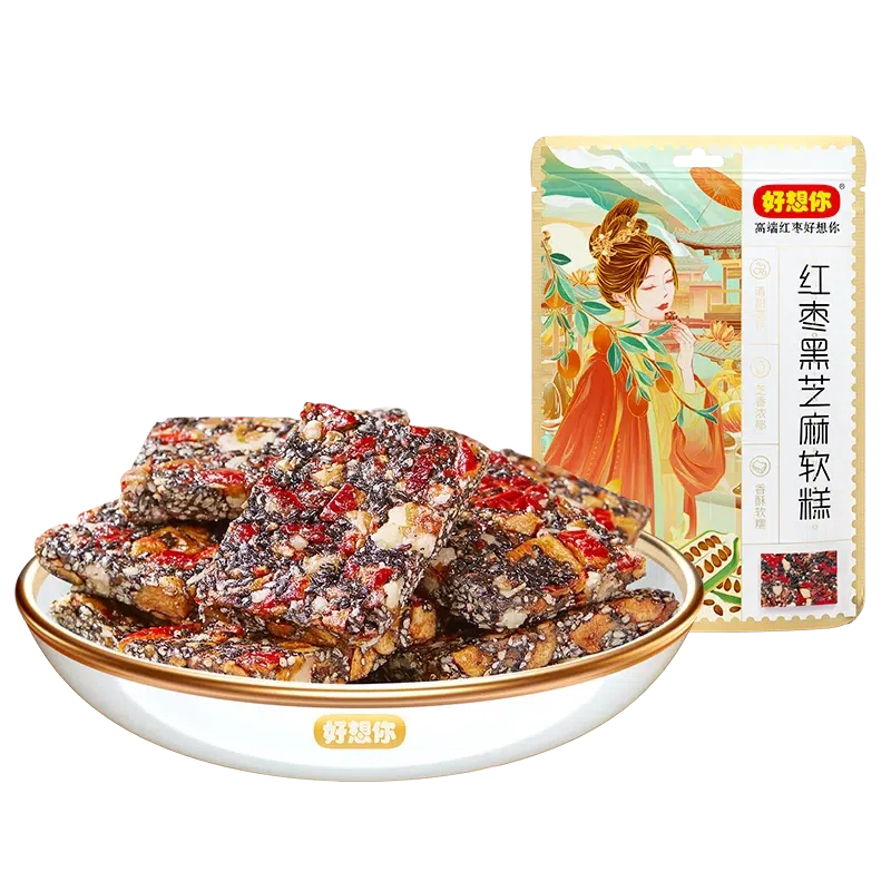 Miss You Red Date and Black Sesame Soft Cake 135g 135 g