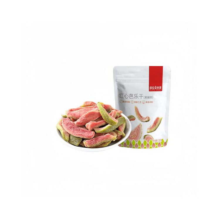 薛记炒货红心去籽芭乐干爆款零食78g*3袋 78 克
