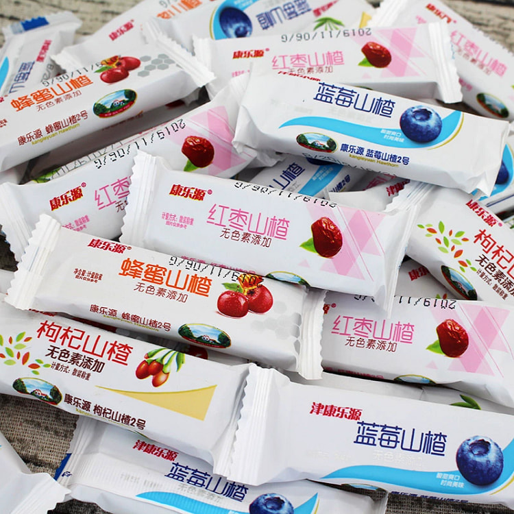 山楂条片果丹皮无添加色素小包装500g