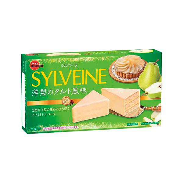 Bourbon Sylvene Pear Tart Flavor Cake 6 pieces 1 each